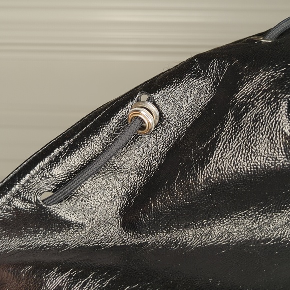 LeSportsac Black Backpack with Red, Pink, White Hearts - Picture 5 of 9